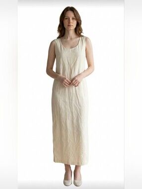 SAMANTHA ROSE! LINEN BLEND, PALE KEY LIME GREEN SHEATH STYLE MIDI DRESS! SZ 12